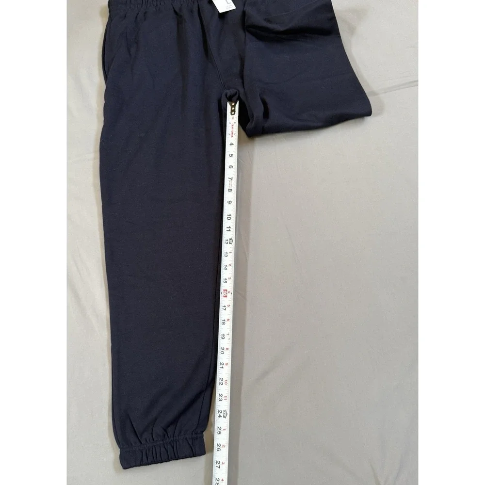 Primark Cares Mens Navy‎ Blue Cuffed Jogger Sweatpants Recycled Size L NWT